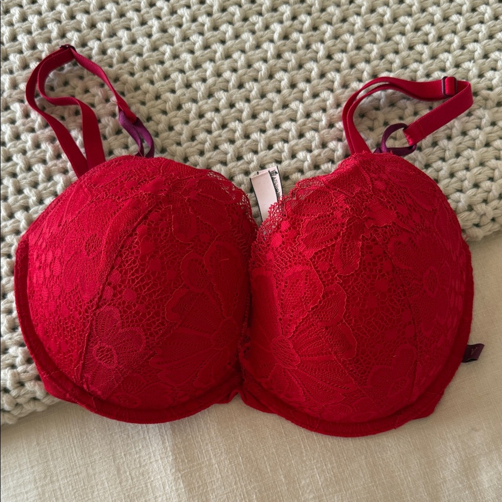 Victoria’s Secret Red Lace Bra